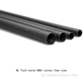42x40x1000mm Tubos de fibra de carbono com acabamento fosco de sarja 3k